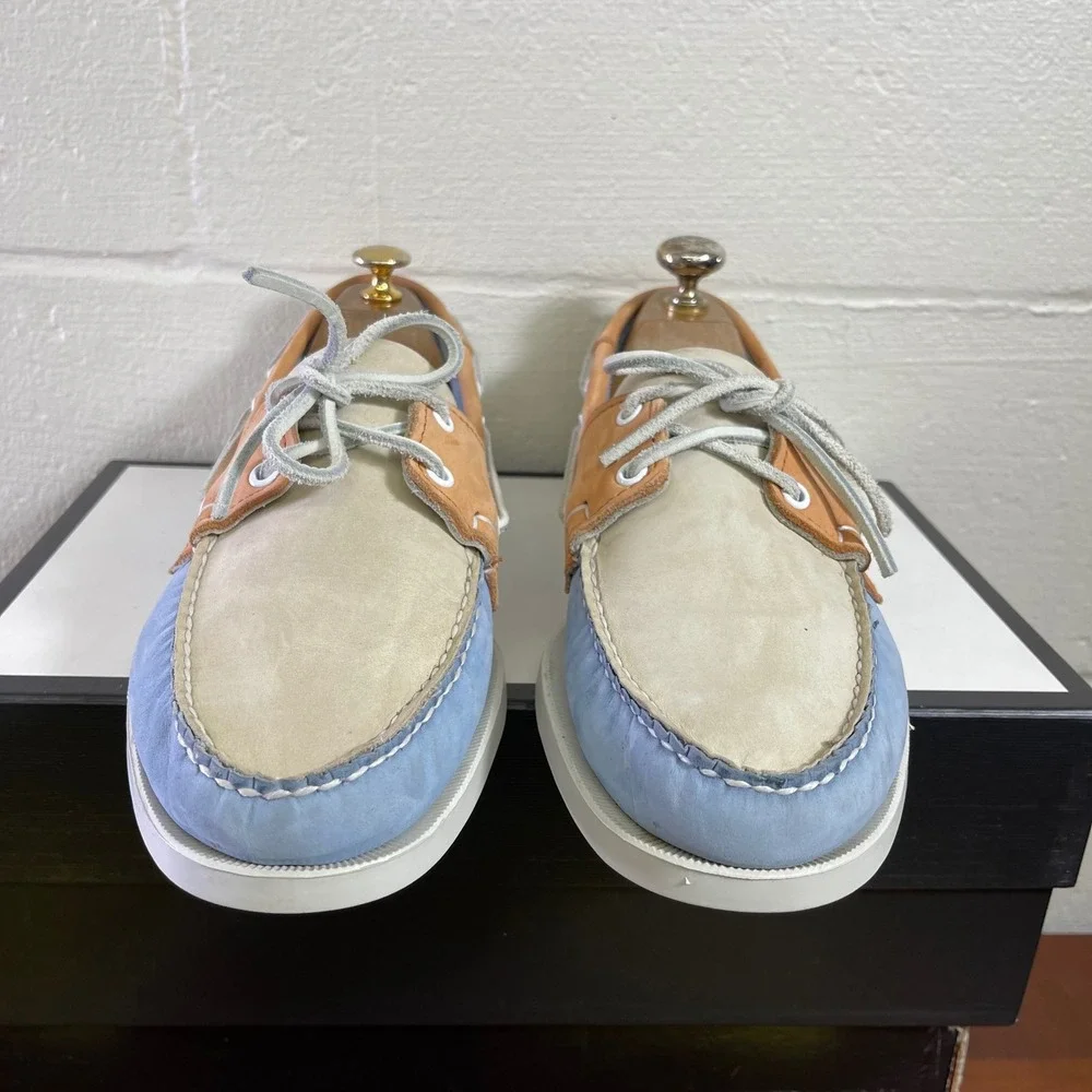 Sebago Docksides Portland Spinnaker Boat Shoe Multi Color Leather Men's 11 M